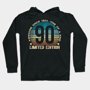 90Th Birthday 90 Year Old 1934 Limited Edition Hoodie